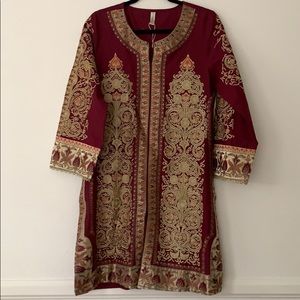 Pakistani Embroidered Kurta